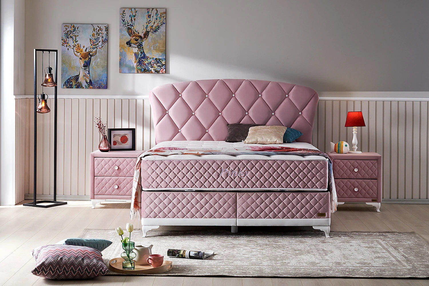 Bambi Pinky Boxspringbett