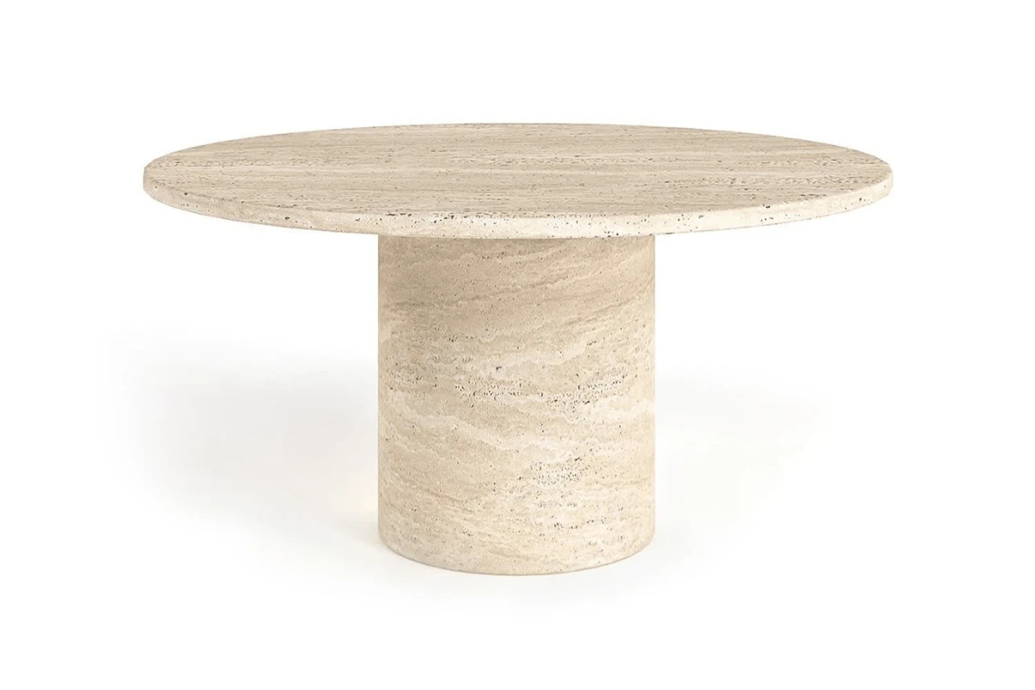 Opal Travertin Couchtisch