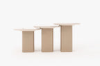 Venice Esszimmer Set – Keramik Esstisch, Sideboard, Spiegel & 6 Stühle in Beige