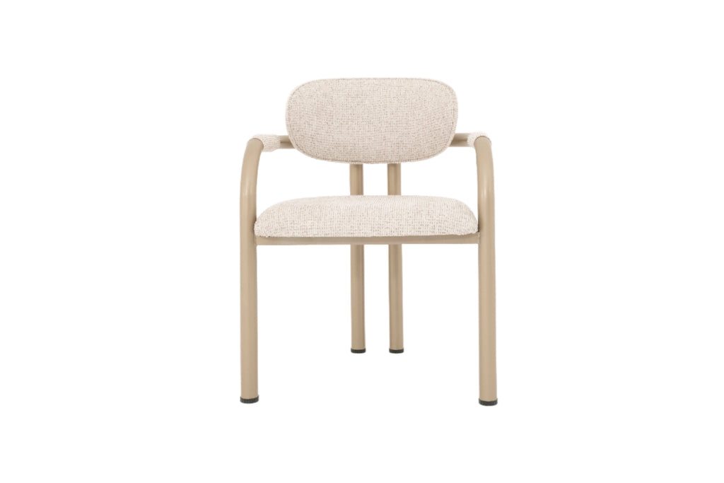 Venice Esszimmer Set – Keramik Esstisch, Sideboard, Spiegel & 6 Stühle in Beige