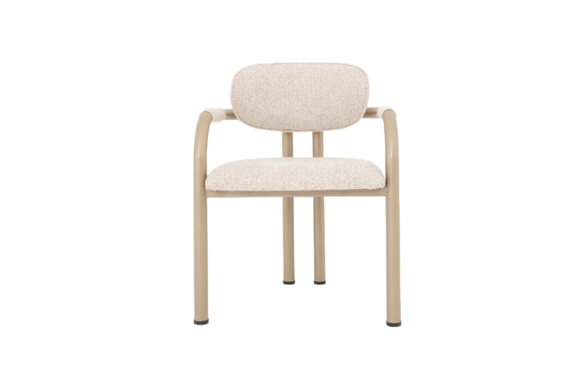 Venice Esszimmer Set – Keramik Esstisch, Sideboard, Spiegel & 6 Stühle in Beige