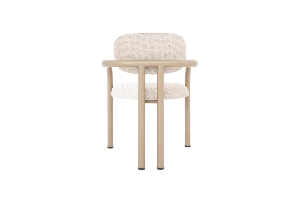 Venice Esszimmer Set – Keramik Esstisch, Sideboard, Spiegel & 6 Stühle in Beige