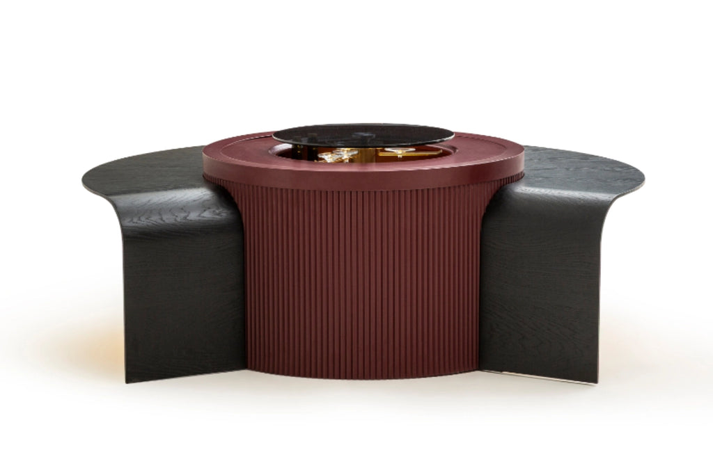 Barista Burgund Couchtisch