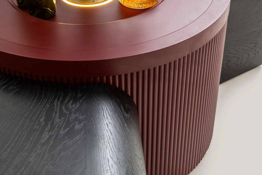 Barista Burgund Couchtisch