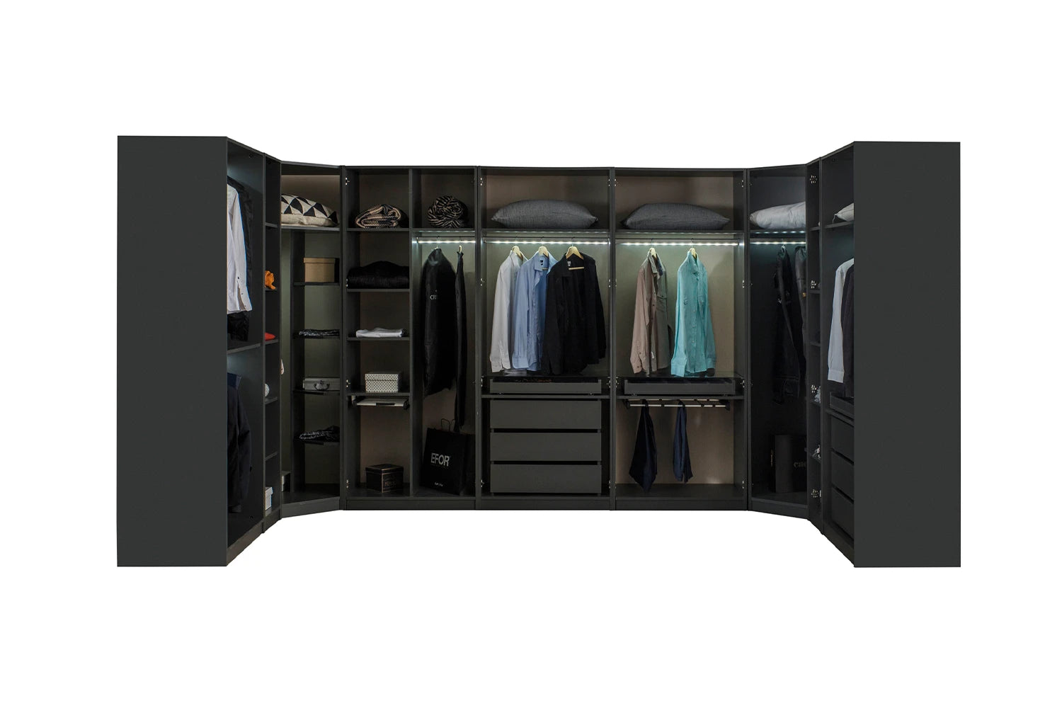 Palma Eckkleiderschrank